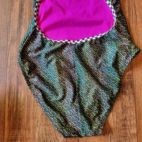 The Finals Glitz & Glam Foil Funnies Flutterback One Piece Swimsuit - Picture 8 of 12